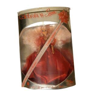 1989 Totsy Celebration Sandi Fashion Doll Red Dress Limited Edition